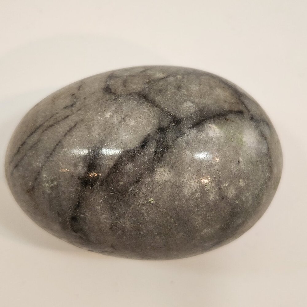 Vintage Marble Alabaster Decorative Stone Eggs Lot Of 5 - Picture 7 of 9